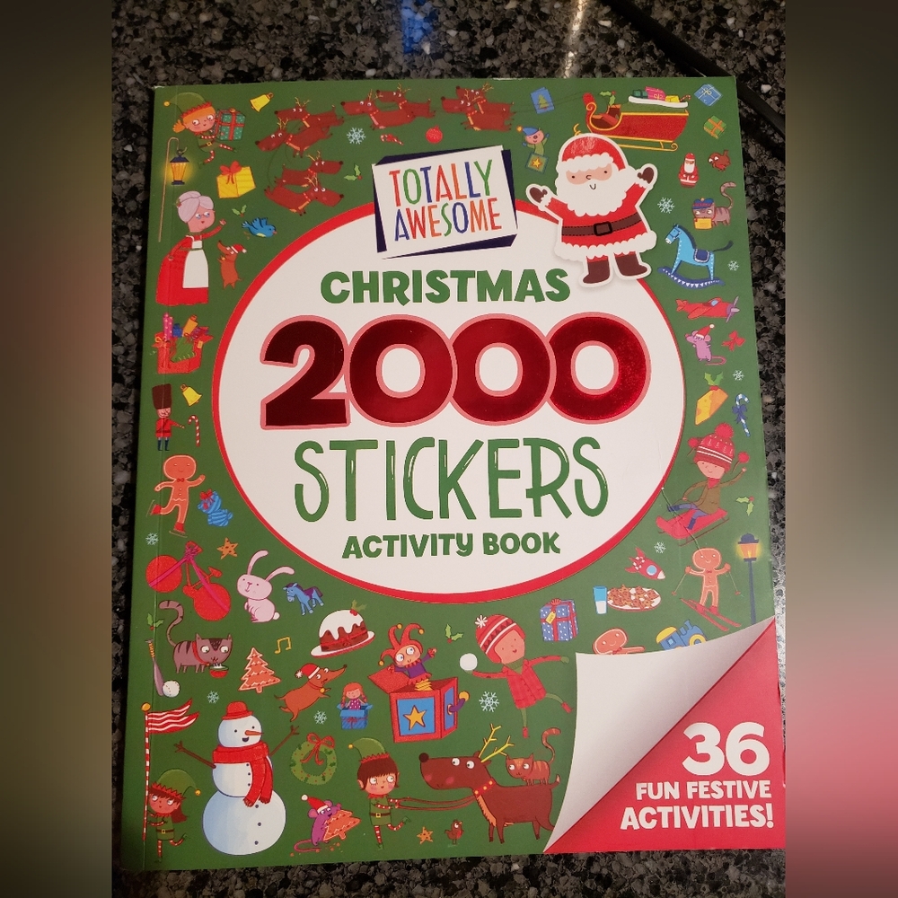 2000 Christmas Stickers Activity Book